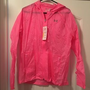 Pink under armor jacket