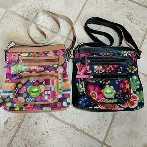 Two adorable Lily Bloom cross body bags