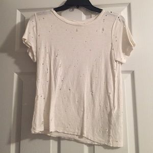 Distressed t-shirt
