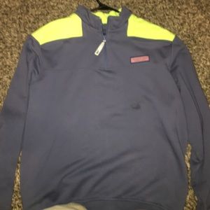 Vineyard vine 1/4 zip - Blue/Yellow