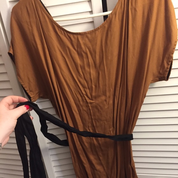 Carmel sash dress peekaboo lower back