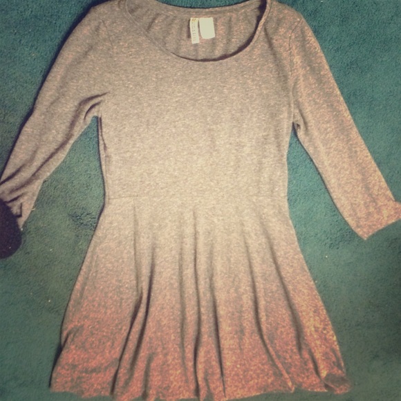 Soft Gray H&M Skater Dress