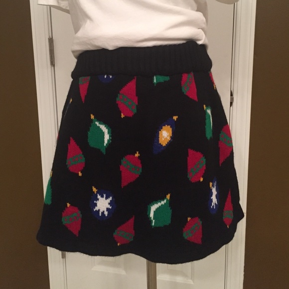 Christmas sweater skirt sz XS