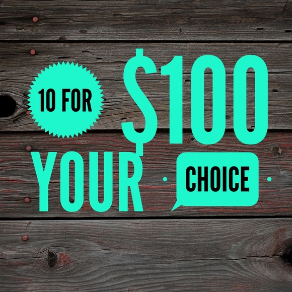 10 items in my closet for $100