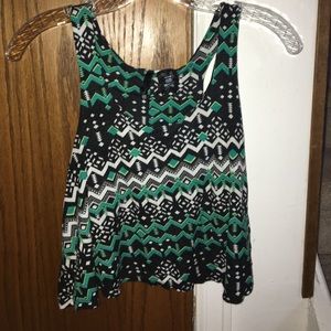 Tribal pattern tank top