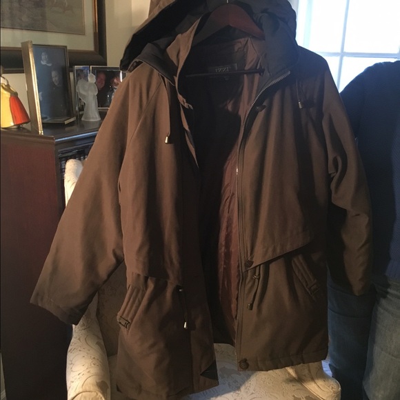 Winter brown coat