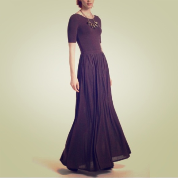 Anthropologie scoopback maxi dress size XS Petite