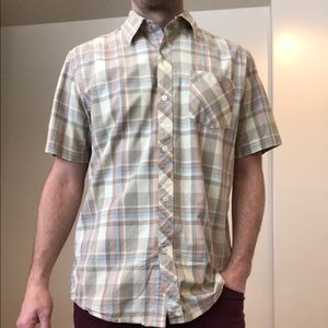 Quiksilver men's large lightweight button down