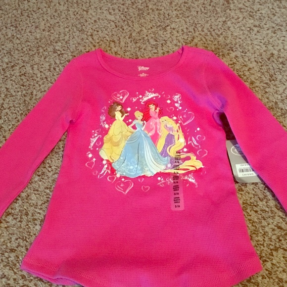 Long Sleeve Toddler Girls Disney Shirt