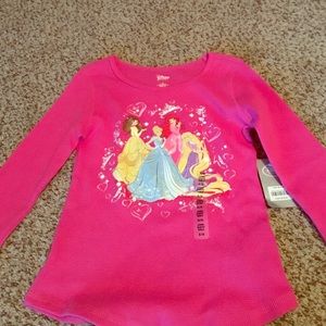 Long Sleeve Toddler Girls Disney Shirt