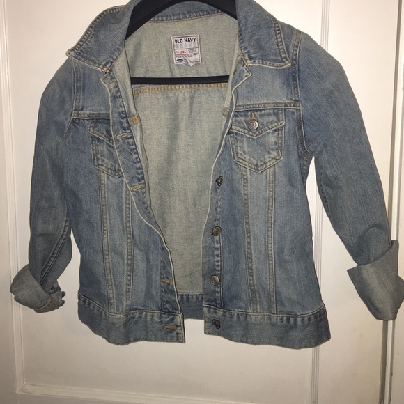 Light wash jean jacket.