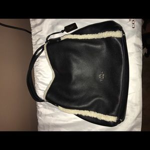Coach Edie Shearling Bag