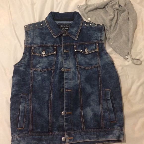Blue jean vest