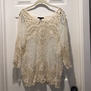 Forever 21 Lacey/Boho Tunic