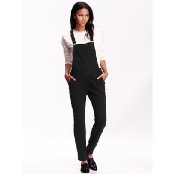 cute black overalls