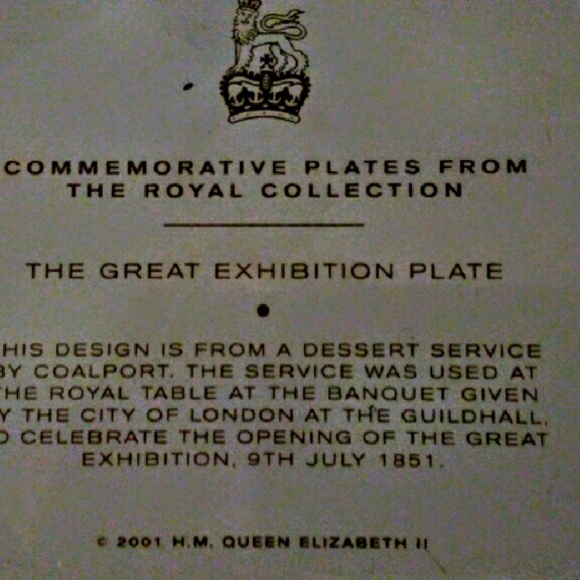 COMMEMORATIVE PLATE - Picture 2 of 2