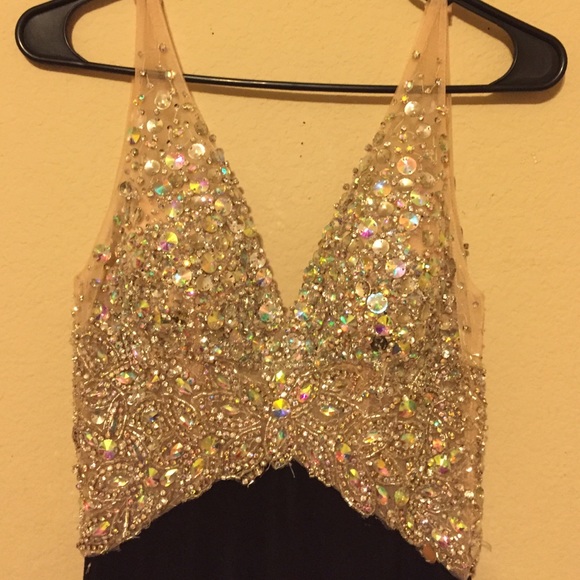 Black prom dress (size xs) - Picture 2 of 3