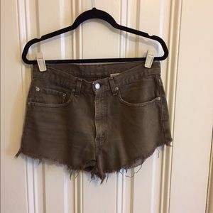 Levi's cutoff shorts