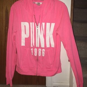 Pink hoodie