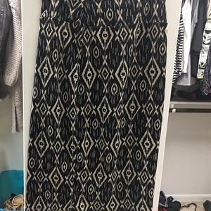 Aztec pencil skirt