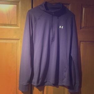 XL Under armour semi-fitted 1/4 zip (lilac)