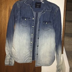 Faded blue jean jacket