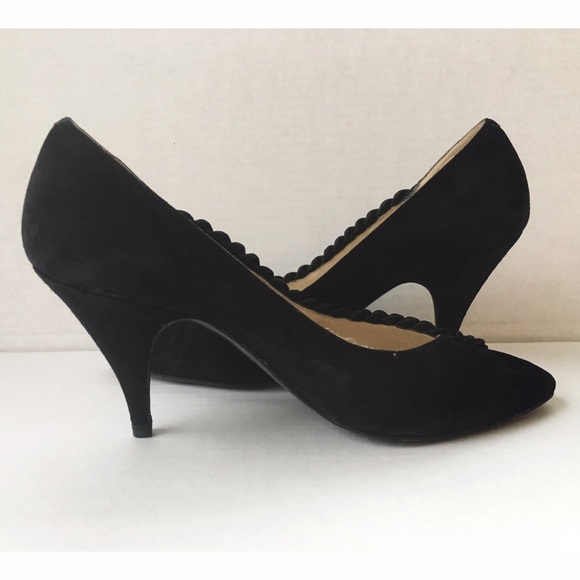 Vintage Gino Aldrovandi Italian Suede Heels - Picture 3 of 4