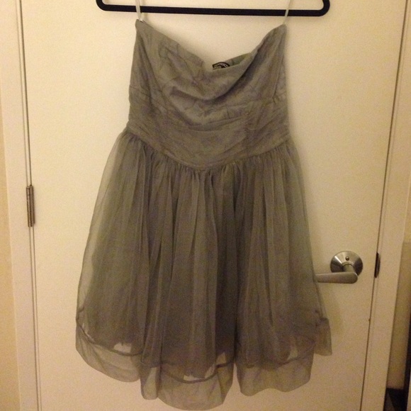 Grey tulle dress...$60 obo