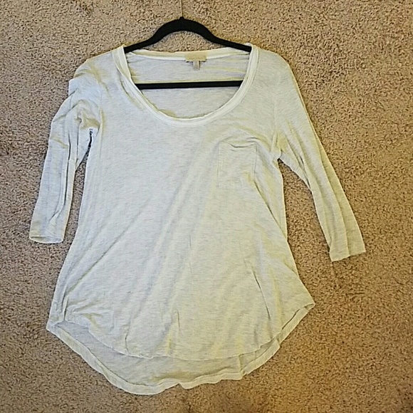 Bordeaux 3/4 sleeve shirt