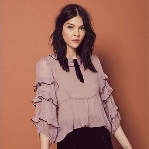 NWT For Love & Lemons Souffle Top