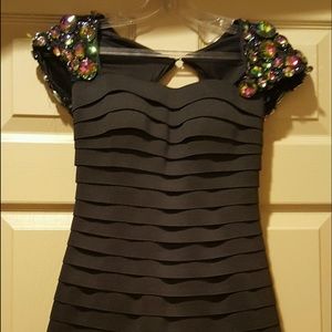Black formal dress