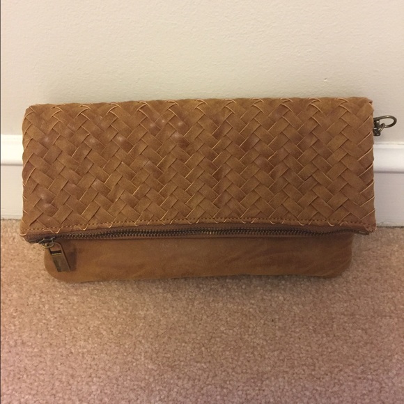 Anthropologie Deux Lux Foldover Clutch.