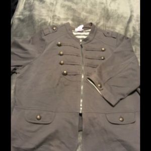 Military Gray Jacket Sz 20