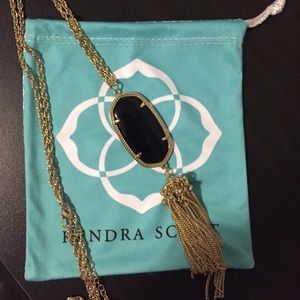 black Kendra Scott necklace