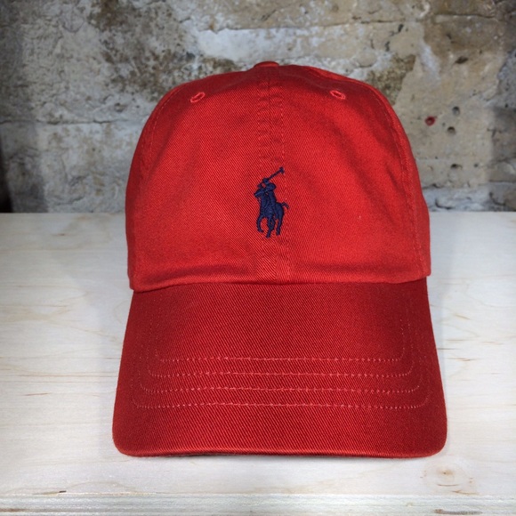 Ralph Lauren POLO Cotton Twill Sports Cap (Orange)