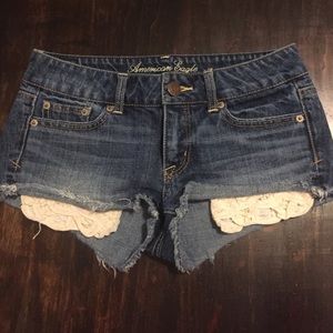 American Eagle denim shorts - size 2