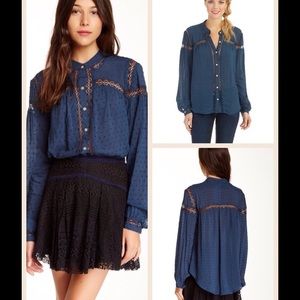 24 HOUR SALE! $30!!! NWOT FREE PEOPLE SWISS DOT