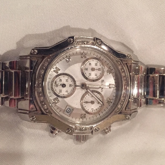 Bulova diamond watch