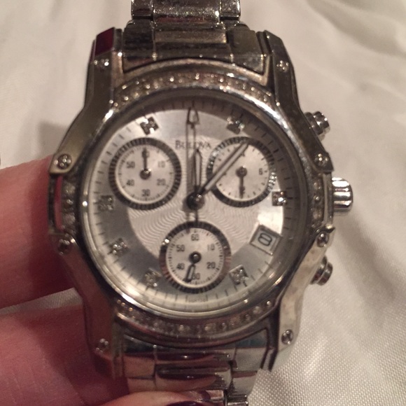 Bulova diamond watch