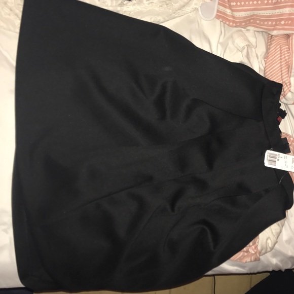 Black knee length skirt