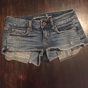 American Eagle denim shorts - size 0