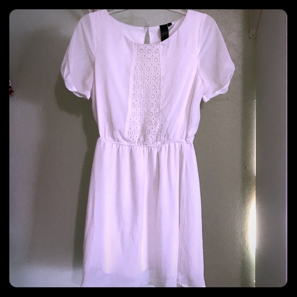 White flowy dress