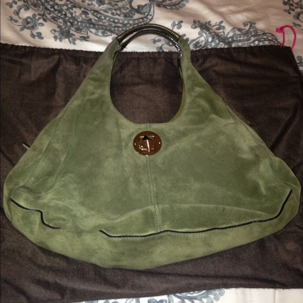 kate spade suede hobo