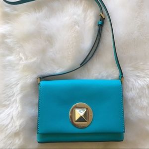 Kate Spade Newberry Lane Sally Teal Crossbody