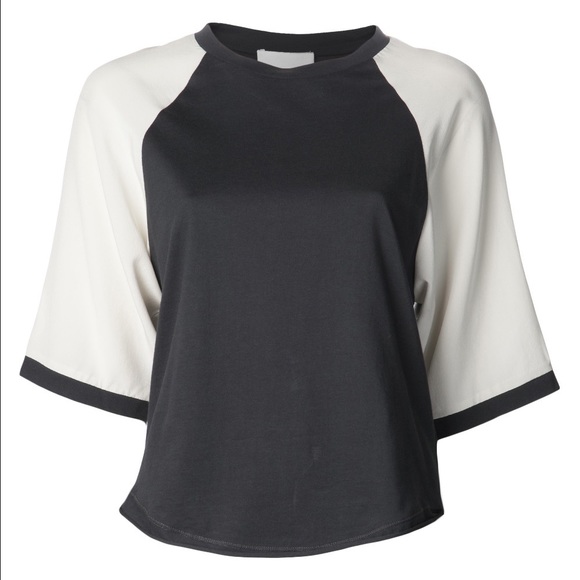 3.1 Phillip Lim Two Tone Baseball Tee
