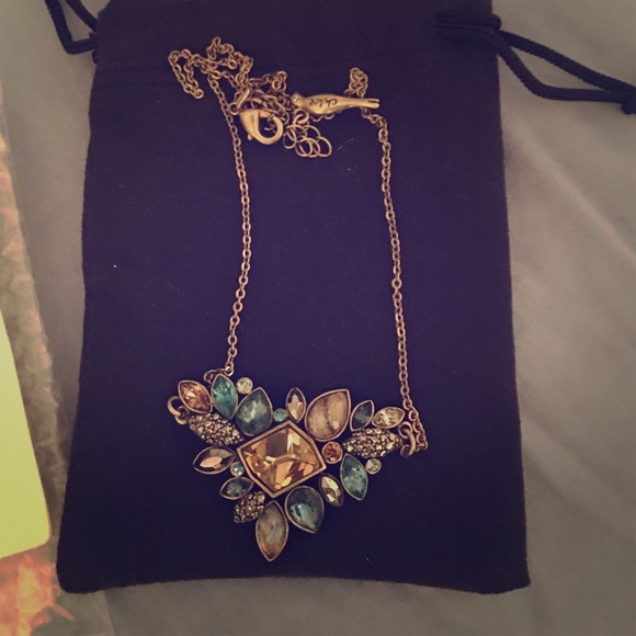 Beautiful cut stone necklace