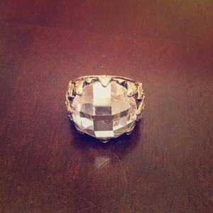 925 Sterling Silver Crystal Ring