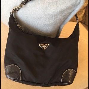 Black Prada Shoulder Bag