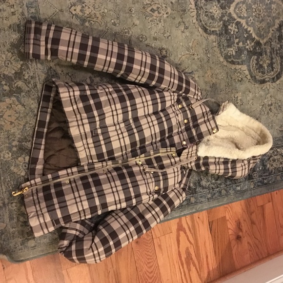 Juicy Couture plaid winter jacket - Picture 2 of 3
