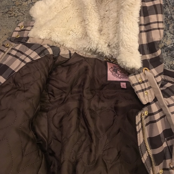 Juicy Couture plaid winter jacket - Picture 3 of 3